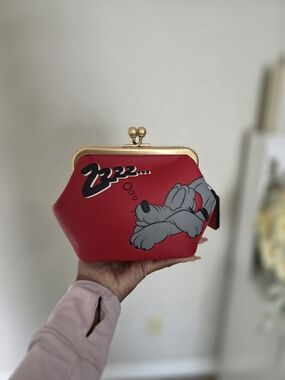 Coach Disney Pluto Kiss-Lock Bag